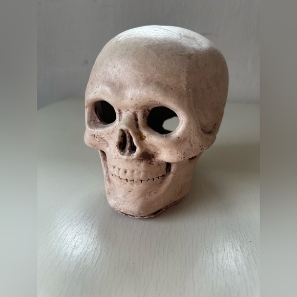 Other - Memento Mori Ceramic Skull - Gothic Home Decor Goth Dark